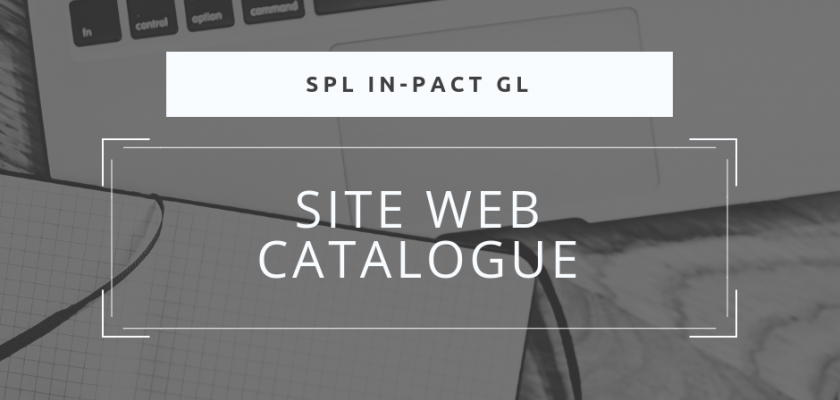 Site Internet catalogue de la SPL IN-PACT GL